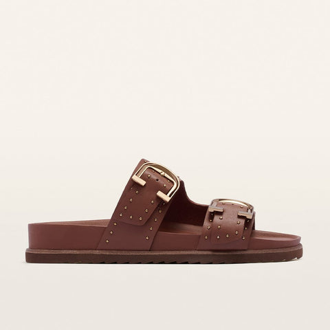 Deon - Womens - Rich Tan Stud Sandals Frankie4 