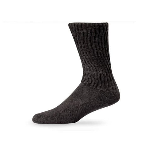 Diabetes Sock Crew - Black Socks Lightfeet 