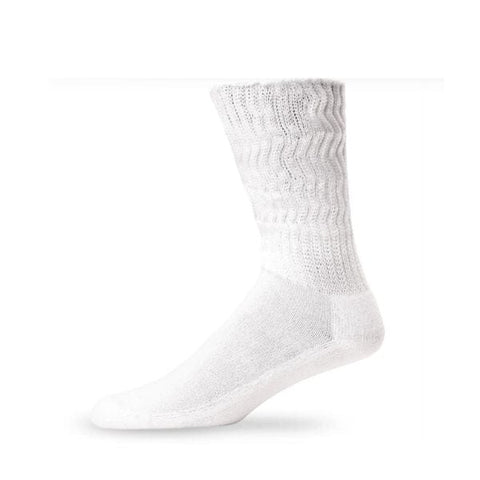 Diabetes Sock Crew - White Socks Lightfeet 