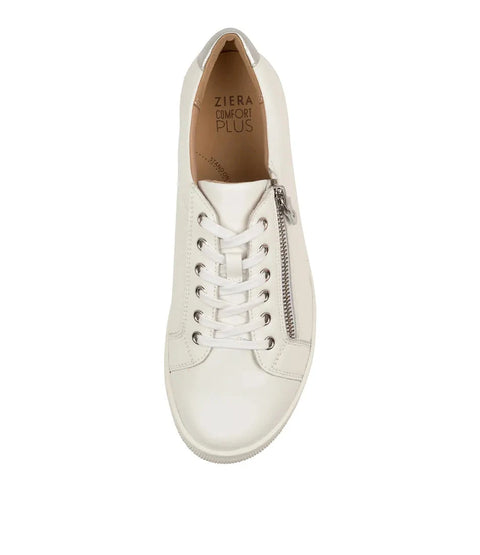 Diann XF - Womens - White / Silver Sneakers ZIERA 
