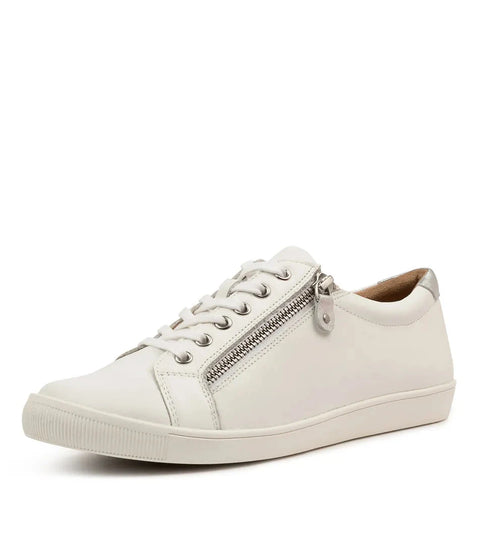 Diann XF - Womens - White / Silver Sneakers ZIERA 