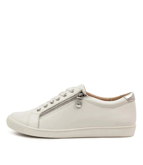 Diann XF - Womens - White / Silver Sneakers ZIERA 
