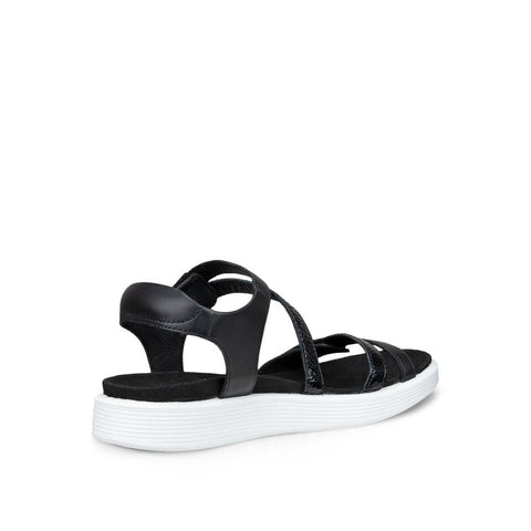 Ecco Soft Sandal 3 Strap - Womens - Black Sandals ECCO 