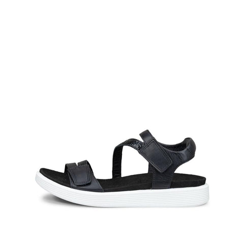 Ecco Soft Sandal 3 Strap - Womens - Black Sandals ECCO 