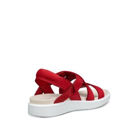 Ecco Soft Sandal 3 Strap - Womens - Chili Red Sandals ECCO 