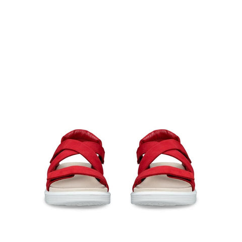 Ecco Soft Sandal 3 Strap - Womens - Chili Red Sandals ECCO 
