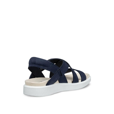 Ecco Soft Sandal 3 Strap - Womens - Marine Sandals ECCO 