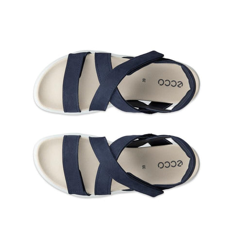 Ecco Soft Sandal 3 Strap - Womens - Marine Sandals ECCO 