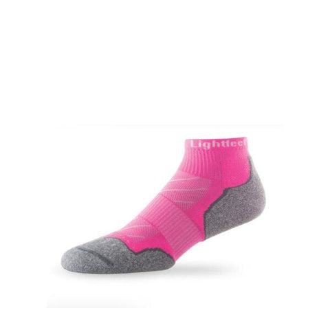 Evolution Sock Mini Crew - Fluro Pink Socks Lightfeet 