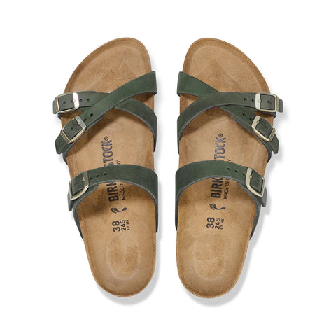 Franca Thyme Oiled Leather - Regular Slides Birkenstock 