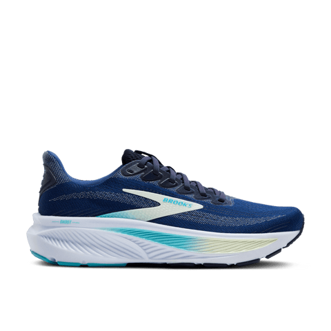 Ghost 17 - Womens - Navy/Green/Turquoise - Wide Athletic BROOKS 