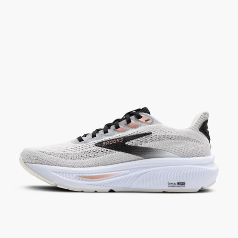 Ghost 17 - Womens - White/Black/Rose Gold Athletic BROOKS 
