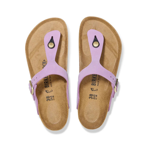 Gizeh Crocus Nubuck Leather - Regular Slides Birkenstock 