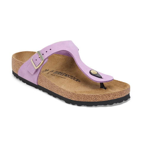 Gizeh Crocus Nubuck Leather - Regular Slides Birkenstock 