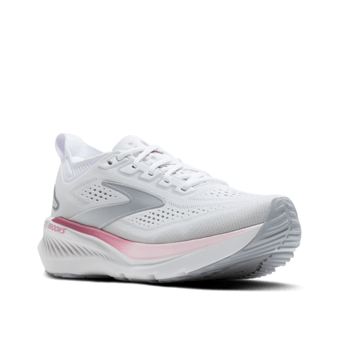 Glycerin GTS 23 - Womens - White / Harbour - Wide Athletic BROOKS 