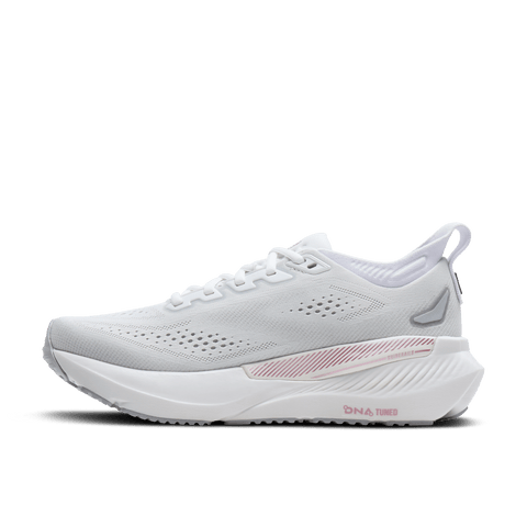 Glycerin GTS 23 - Womens - White / Harbour - Wide Athletic BROOKS 