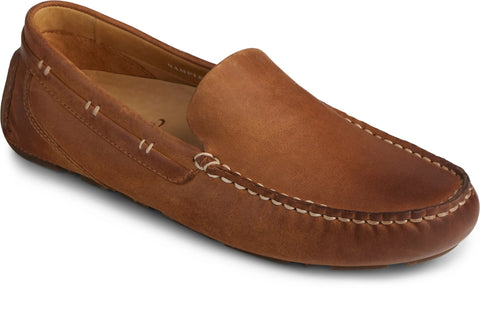 Gold Harpswell Driver - Mens - Tan - Leather Wide Boat Sperry 