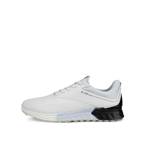 Golf S - Three - Mens - White Black Air Golf ECCO 