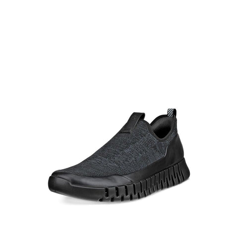 Gruuv Easy Slip - Mens - Black / Magnet Slip On ECCO 