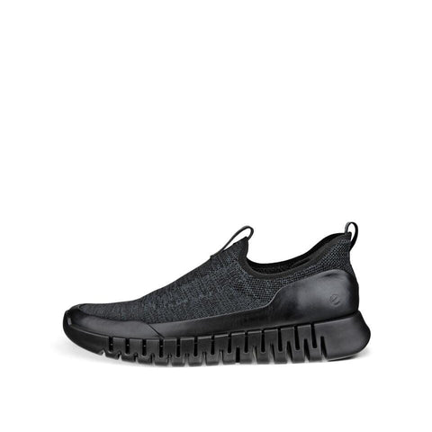 Gruuv Easy Slip - Mens - Black / Magnet Slip On ECCO 