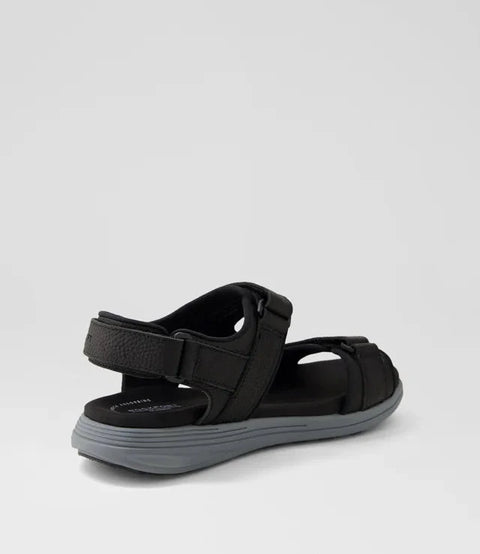 Hampton Sandal - Mens - Black Sandals Rockport 