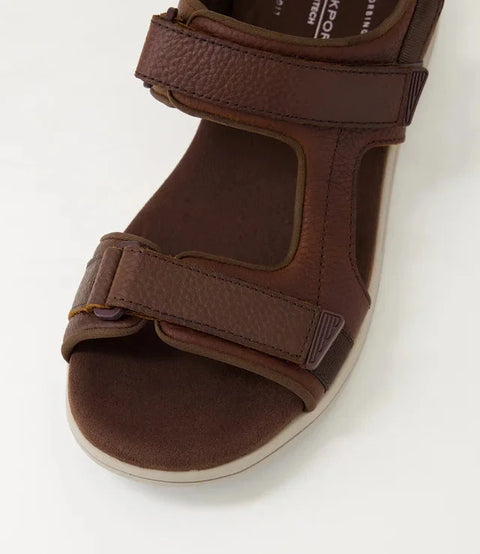 Hampton Sandal - Mens - Brown Sandals Rockport 