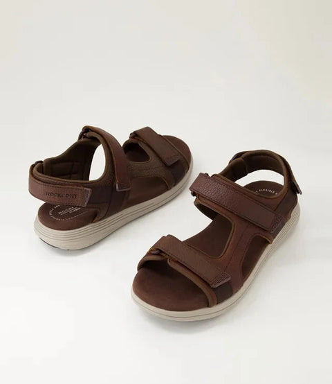 Hampton Sandal - Mens - Brown Sandals Rockport 