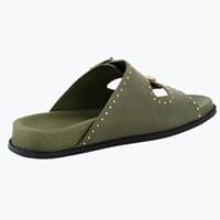 Havro - Womens - Olive Slides ZIERA 