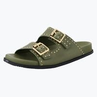 Havro - Womens - Olive Slides ZIERA 