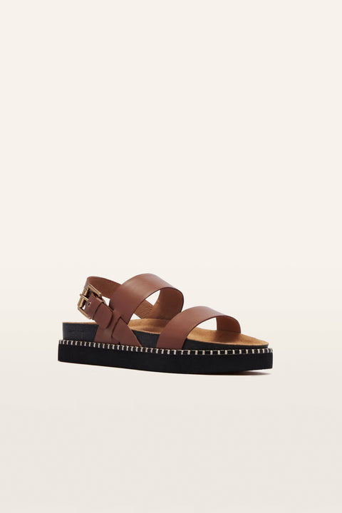 Hunter - Womens - Rich Tan Sandals Frankie4 