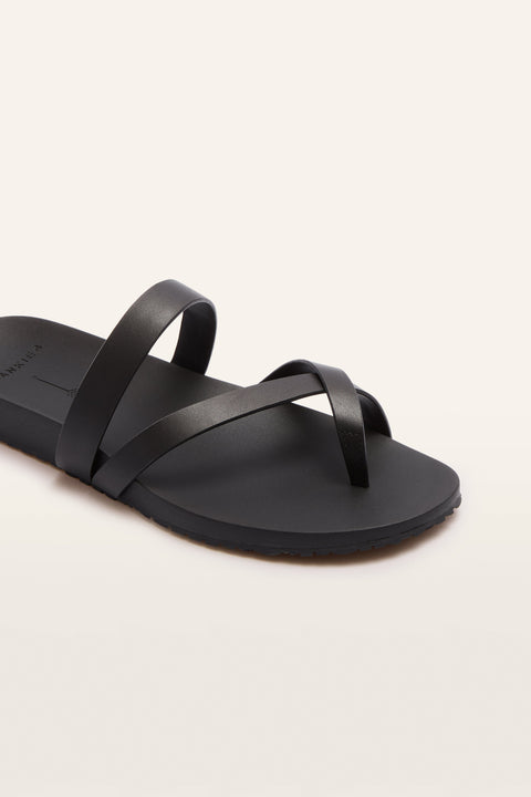 Isla - Womens - Black Slides Frankie4 