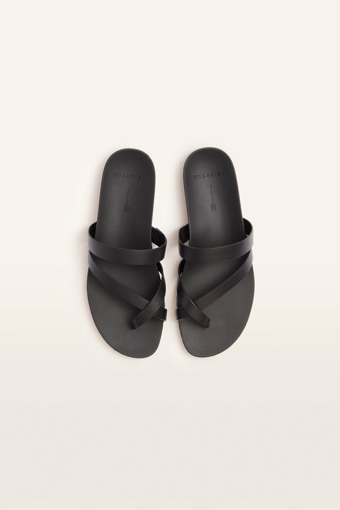 Isla - Womens - Black Slides Frankie4 