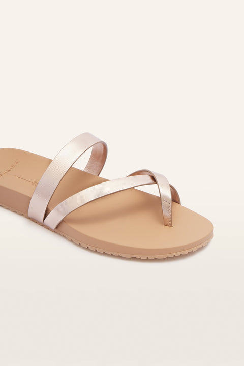 Isla - Womens - Rose Gold Slides Frankie4 