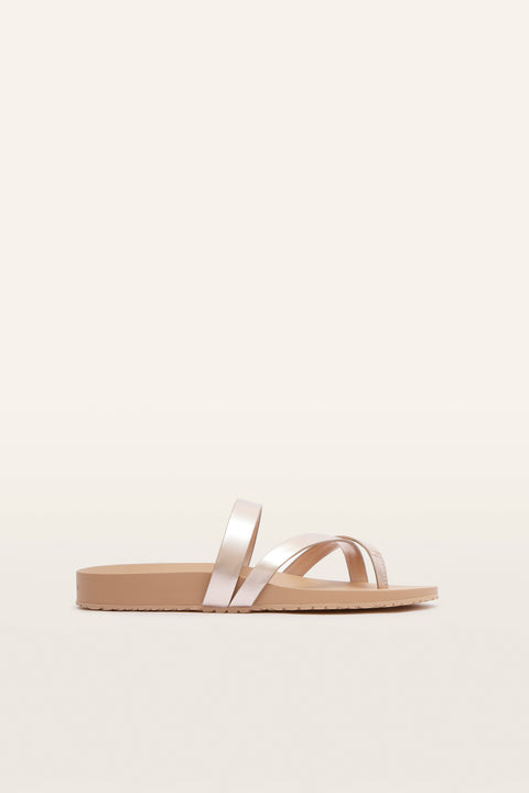 Isla - Womens - Rose Gold Slides Frankie4 