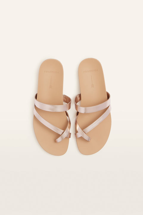 Isla - Womens - Rose Gold Slides Frankie4 