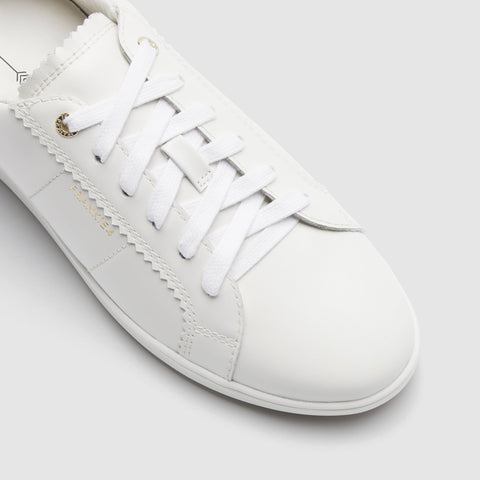 Jackie IV - White / Gold Sneakers Frankie4 