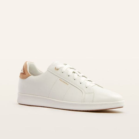 Jackie V - White / Tan Mix Sneakers Frankie4 