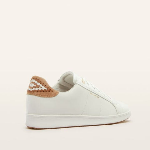 Jackie V - White / Tan Mix Sneakers Frankie4 