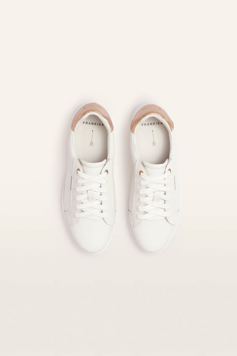 Jackie V - Womens - White/Rose Gold Sneakers Frankie4 