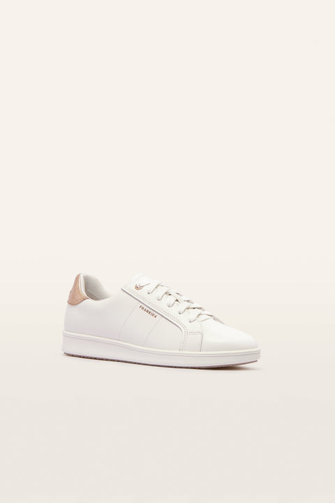 Jackie V - Womens - White/Rose Gold Sneakers Frankie4 