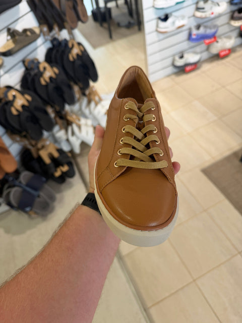 Kaiya - Womens - Dark Tan Sneakers ZIERA 
