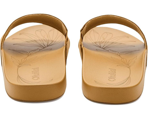 Kipe A Pono - Womens - Tan Slides OLUKAI 