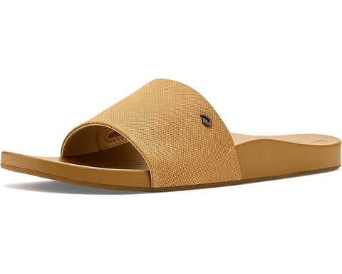 Kipe A Pono - Womens - Tan Slides OLUKAI 