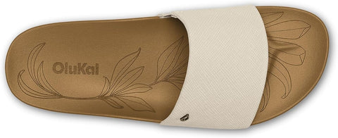 Kipe A Pono - Womens - White Slides OLUKAI 