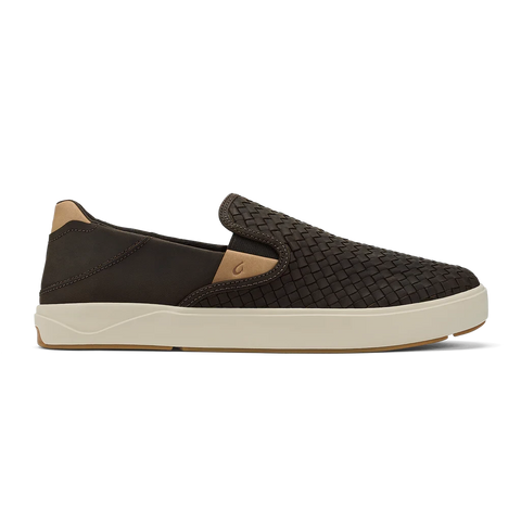 Lae Ahi Lauhala - Mens - Dark Java Slip On OLUKAI 