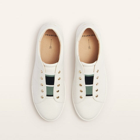 Lee - Womens - White Tumbled Sandals Frankie4 