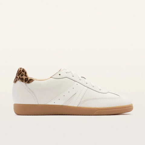 Levi - Womens - White/Leopard Sneakers Frankie4 