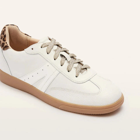 Levi - Womens - White/Leopard Sneakers Frankie4 