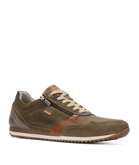 Liverpool Zip - Mens - Khaki Casual Pikolinos 