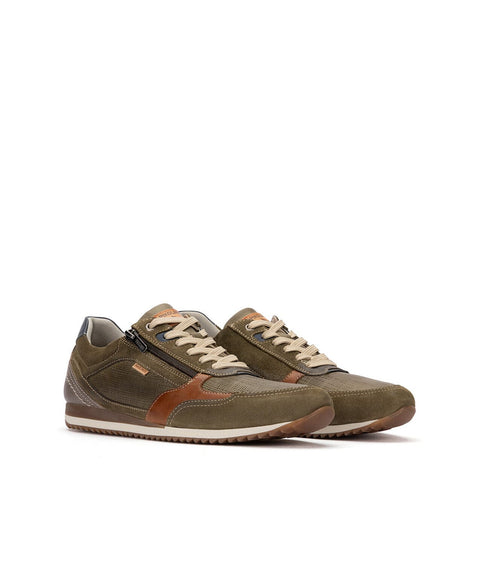 Liverpool Zip - Mens - Khaki Casual Pikolinos 